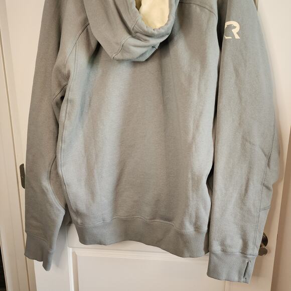 RTIC Outdoors Jacket Mens XXL Full Zip Hoodie Gray with Cream Lining - Picture 8 of 10